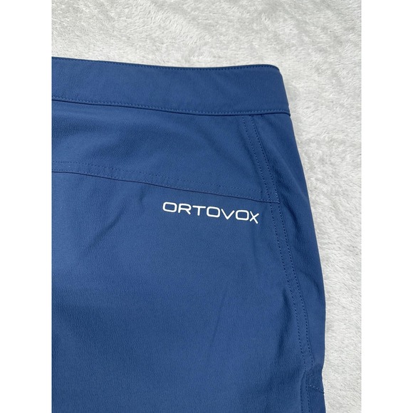 Ortovox Shorts Mens XL Blue Merino Blend Technical Hiking Outdoor Zip Pockets - Picture 8 of 14